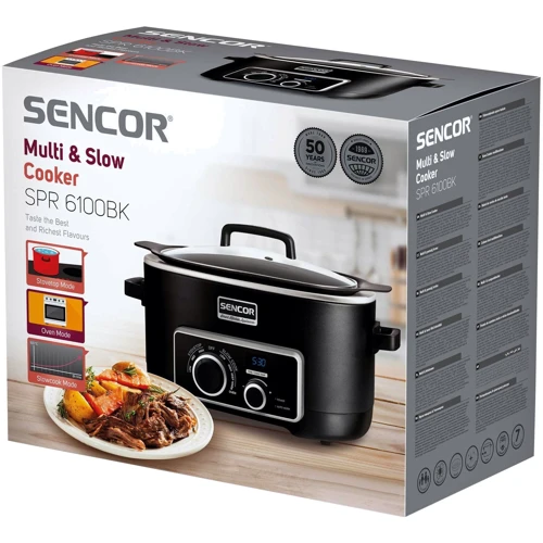 Медленноварка Sencor SPR 6100BK фото 6