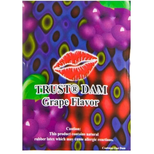 Латексная салфетка Trust Latex Dental Dams Grape 1 шт: Тип Ароматизированные