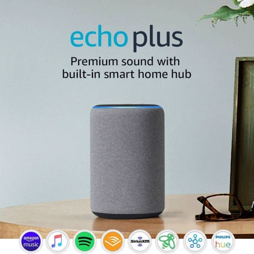 Акустика Amazon Echo Plus Heather Gray: Цвет серый