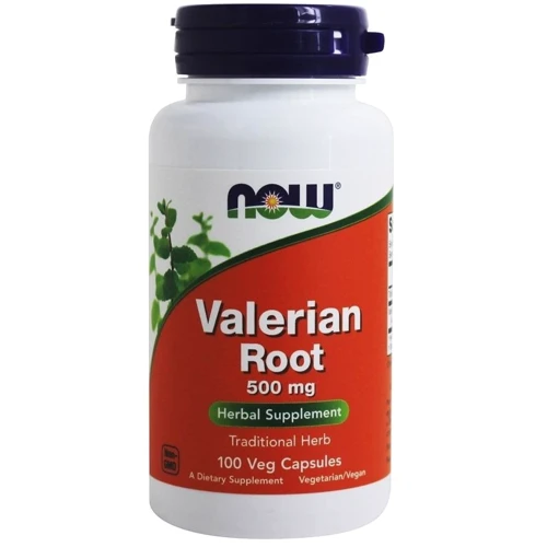 Now Foods Корінь валеріани, Valerian Root, 500 мг, 100 капсул