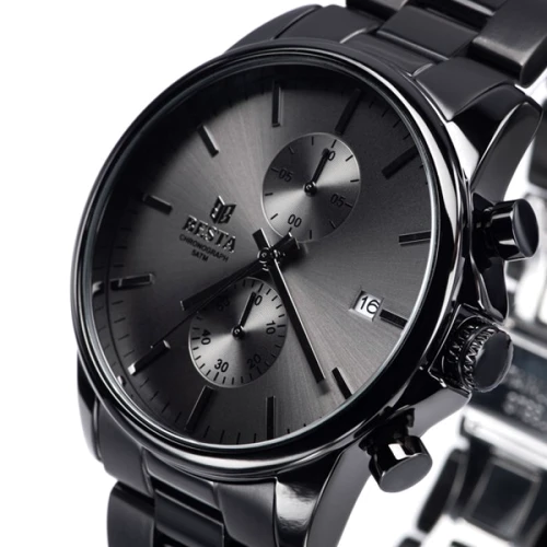 Наручные часы Besta Mars Black: Механизм Кварцевый