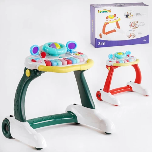 Игровой центр-ходунки, 2 цвета, свет, мелодии, звуки животных (807)