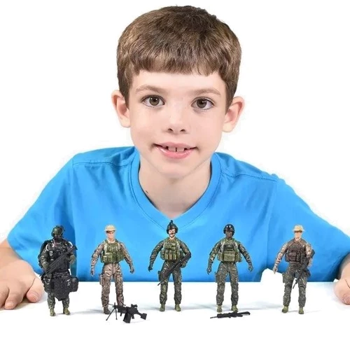 Игровой набор фигурок солдатов Elite Force Морские котики, 5 фигурок (101837) фото 2