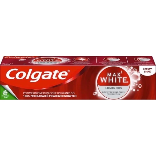 Colgate Max White Luminous зубна паста 75ml: Кількість в упаковці, шт 1