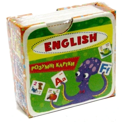 English. Розумні картки: Виробник Кристал Бук