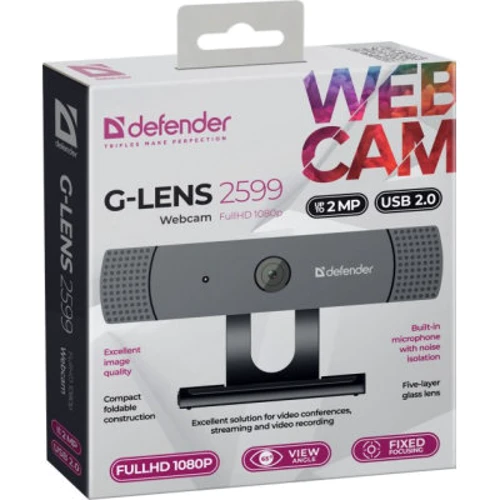 Defender G-lens 2599 Full HD 1080p Black (63199) фото 8