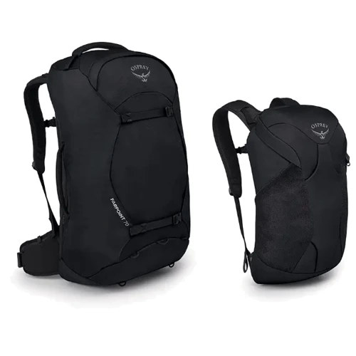 Рюкзак Рюкзак Osprey Farpoint 70 black - O/S - чёрный (009.2953): Объем 70 л