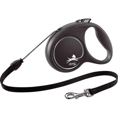 Поводок-рулетка Flexi Black Design M до 20 кг 5 м черный (4000498033401)