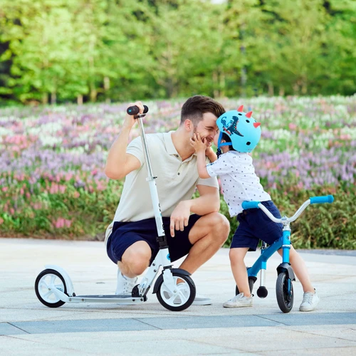 Беговел Micro серии G-Bike Chopper Deluxe - Аква (до 20 kg с сидением, 2-х колесный): Производитель Micro