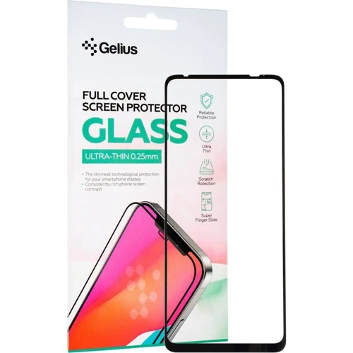 

Gelius Tempered Glass Full Cover Ultra Thin 0.25mm Black for Motorola G60 / G60S