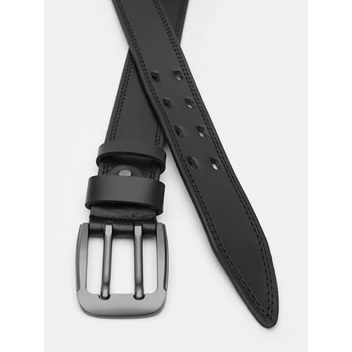 Чоловічий ремінь Borsa Leather чорний (V1FX27-black): Стать Мужской