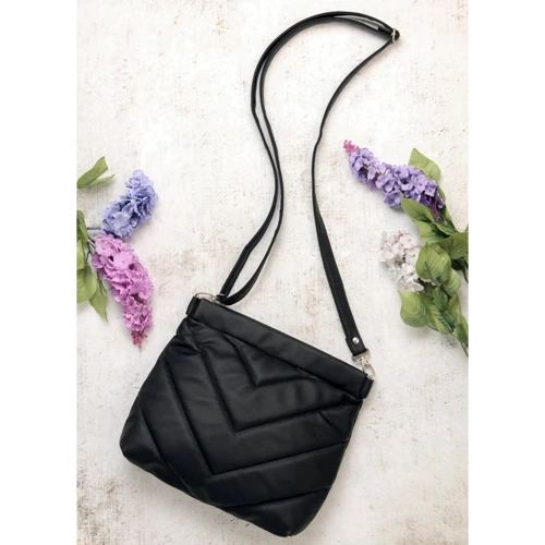 Женская сумка через плечо Sambag Rose SRN черная (94380002): Страна производитель Украина