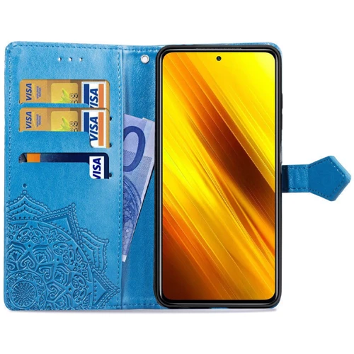 Аксессуар для смартфона Mobile Case Book Cover Art Leather Blue for TECNO Spark 6: Совместимость TECNO Spark 6