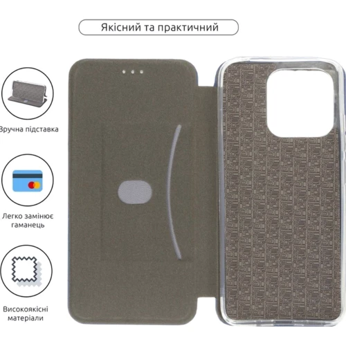 Чехол для телефонов Fashion Classy Blue for Xiaomi Redmi 12С / 11A (ARM65968): Тип чехол-книжка