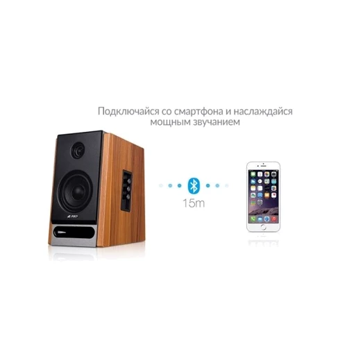 Акустическая система F&D R25BT Wood: Формат акустики 2.0