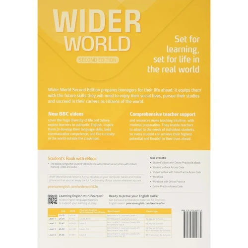 Wider World 2nd Ed Starter Student's Book +eBook NEW: Производитель Pearson Education Limited