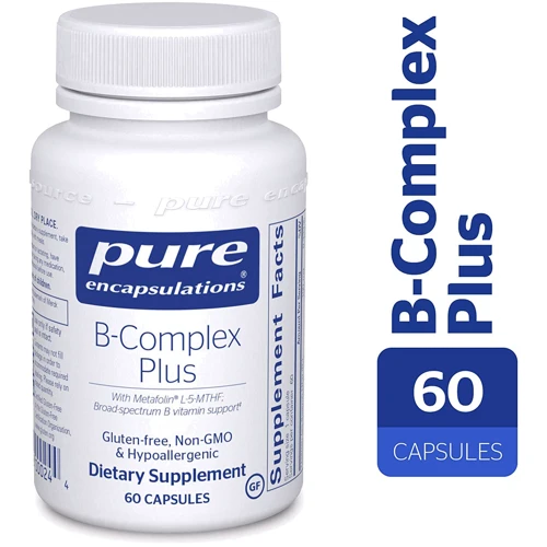 Pure Encapsulations B-Complex Plus 60 caps Вітамін B (збалансована вітамінна формула)