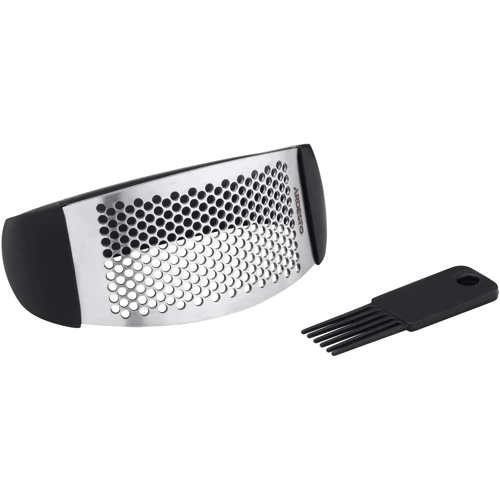 Прес для часнику Ardesto Gemini 12 см нержавіюча сталь пластик Чорний (AR7002B)