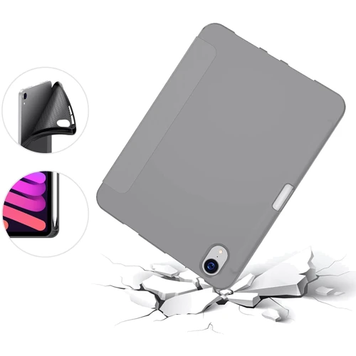 Аксесуар для iPad BeCover Case Book Direct Charge Pen Gray (706787) для iPad mini 6 2021: Колір сірий