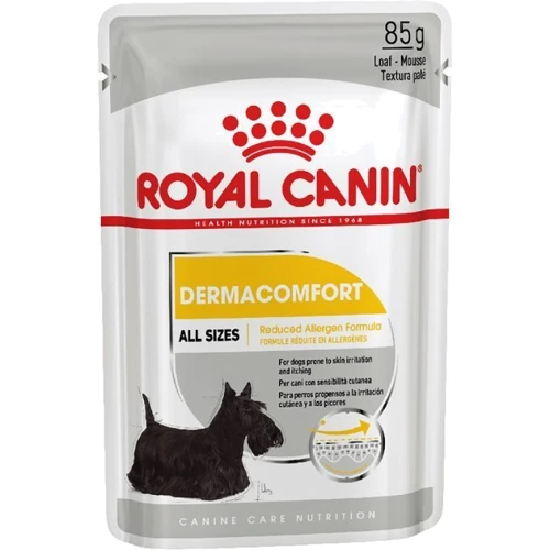 Влажный корм Royal Canin Dermacomfort Adult для собак разных размеров с чувствительной кожей, склонной к раздражениям 85 г (11810019)