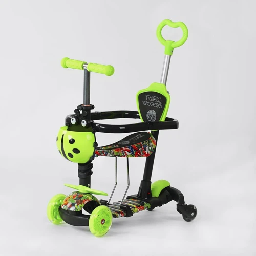 Самокат 5в1 Best Scooter зеленый (LS-63098)