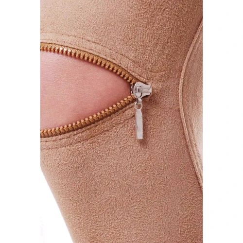 Леггинсы ArtStyleLeggings LSN-125C-48 48 бежевые: Посадка Средняя талия