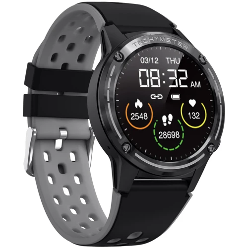 Смарт-часы Maxcom Fit FW47 ARGON LITE Black: Дисплей 1.3" IPS (240x240)