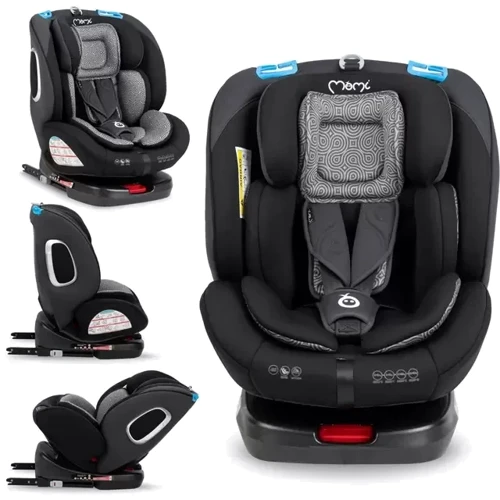 Автокрісло MoMi Tordi 0-36 кг black (FOSA00016): Вага дитини 36 кг