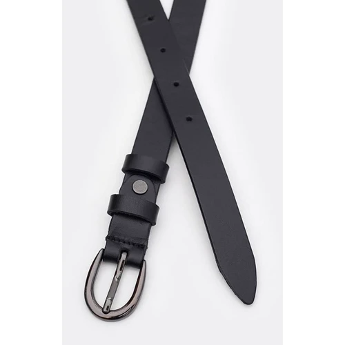 Женский ремень Borsa Leather черный (110v1genw38-black): Пол Женский