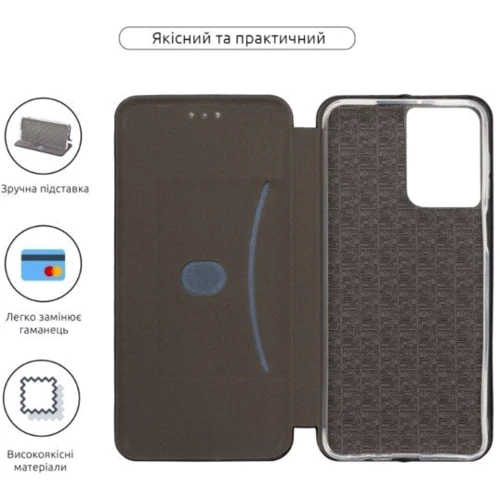 Чехол для телефонов ArmorStandart G-Case Black for Motorola G55 5G (ARM81222): Тип чехол-книжка