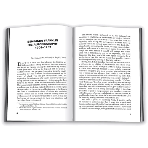 The Autobiography of Benjamin Franklin: Количество страниц 128