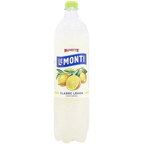 Напиток безалкогольный Buvette Le Monti Classic lemon сокосодержащий сильногазированный 1.2 л (4820115403475)
