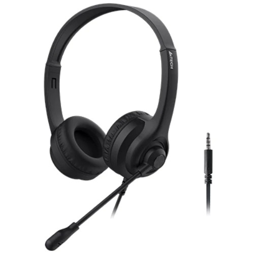 Навушники A4Tech HS-8i Black: Тип конструкції накладные