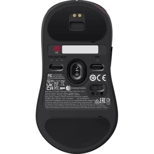 Мышь Zowie U2 Black (9H.N4KBE.A2E): Радиус действия 2 м