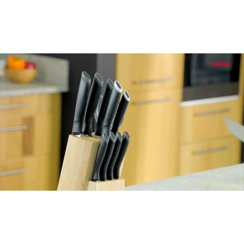 Ніж для хліба Tefal Comfort із чохлом 20 см (K2213444): Особливості Нескользящее покрытие рукоятки, Эргономичность