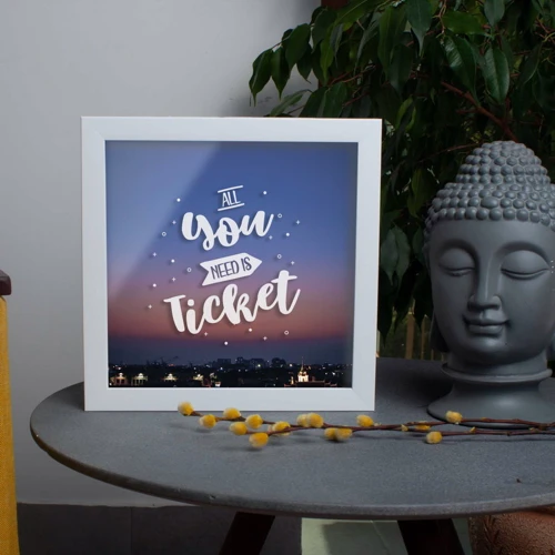 Копилка путешественника BeriDari "All you need is ticket" 25х25х4 см фото 2