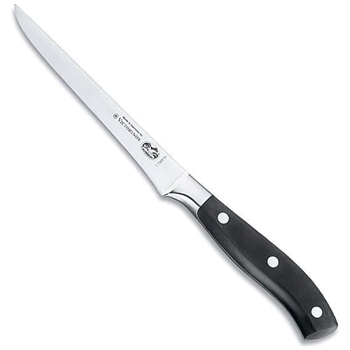 Кухонный нож Victorinox Forged Boning Grand Maitre 15см черный (7.7303.15G)