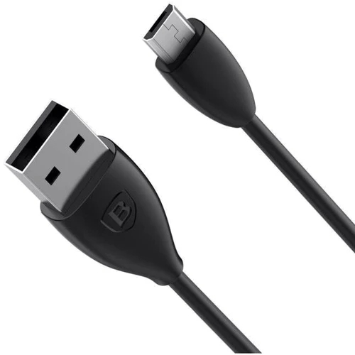 Кабель Baseus USB Cable to microUSB Small Pretty Waist 1m Black (CAMMY-01): Тип USB Cable - microUSB