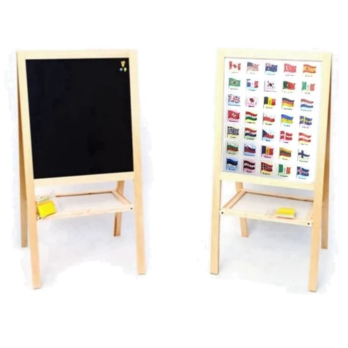 Мольберт A-Toys Флаги двухсторонний магнитный с полочкой 47х55см (6568): Производитель A-Toys