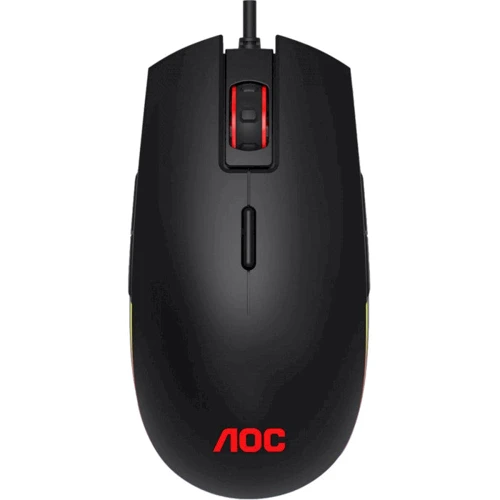 Мышь AOC GM500 RGB USB Black (GM500DRBE): Тип сенсора оптический