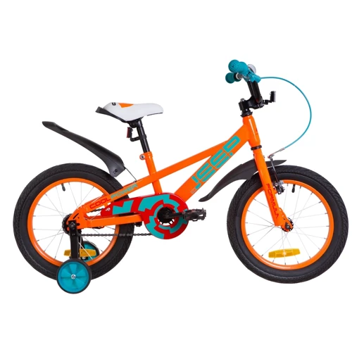 Велосипед 16" Formula JEEP 14G St с крылом Pl 2019 (оранжево-бирюзовый)