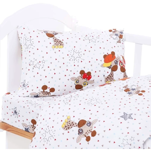 Комплект постельного белья в кроватку SoundSleep Little Safari ранфорс (93524377)