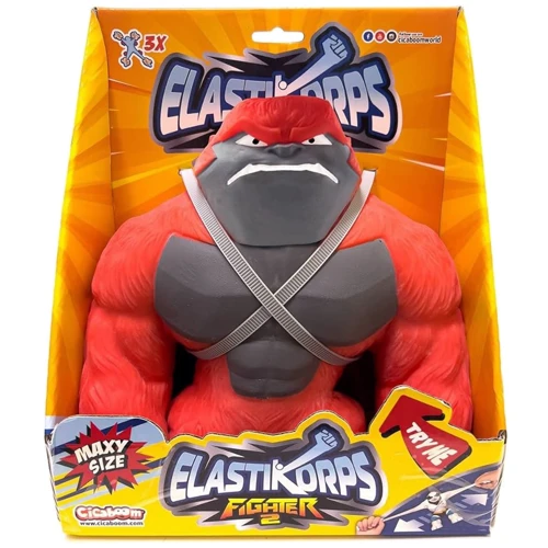 Стретч-игрушка Elastikorps Maxy Fighter 2 – Горилла Ранго (MRango-Rosso)