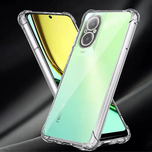 Чехол для телефонов TPU Case GETMAN Ease logo Full Camera Transparent for Realme C67 4G: Пленка в комплекте нет