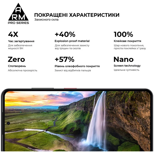 ArmorStandart Tempered Glass Pro Black for ZTE Nubia Focus 5G (ARM78909) фото 5