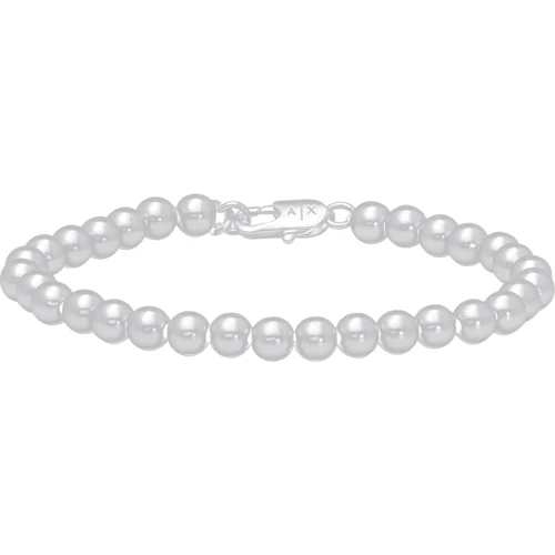 Чоловічий браслет Armani Exchange сріблястий (AXG0118040)