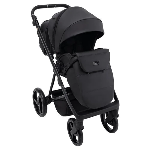 Універсальна коляска 2 в 1 Adamex Blanc Eco SA-2 чорна (680706): Ширина шасі 57.5 см
