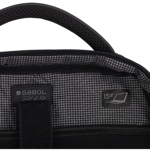Рюкзак для ноутбука Gabol Backpack Reflect 14L Grey серый (412455-016): Тип ручки Плечевой ремень, Короткая ручка