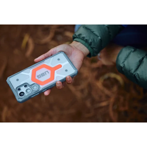 Чохол для телефона Urban Armor Gear UAG Pathfinder Clear with Magnet Bundle Active Lava Lanyard для Samsung S938 Galaxy S25 Ultra фото 6