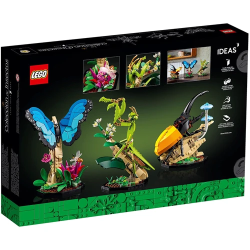 Конструктор LEGO Ideas Колекція комах (21342): Рекомендований вік 18+